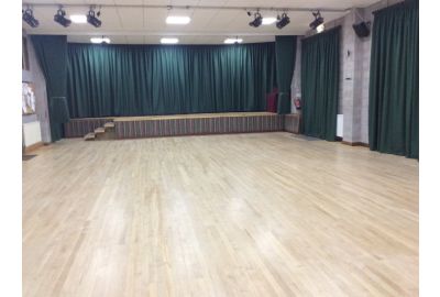 Village Hall Curtains Green
