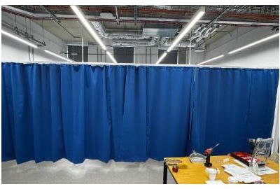 Cubicle Curtains and Tracks Testimonial Supplied and Fitted
