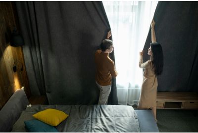 blackout curtains