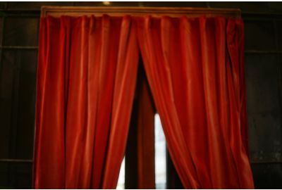 school stage curtain