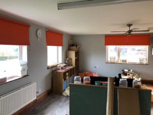 Orange Roller Blinds
