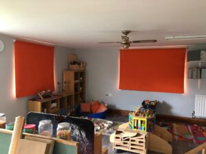 Orange Roller Blinds