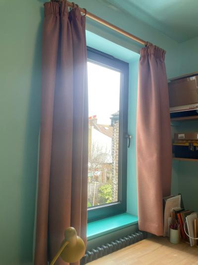 Curtains you made for us with acoustic lining (Photo Submission)