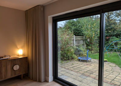 Very Happy with our sliding door curtains