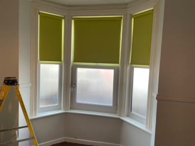 Utopia Blackout Roller Blind Fabric Only - Apple