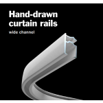 4800 Hand drawn Curtain Track