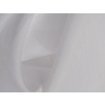 Flame Retardant White - Slub Voile Sheer Fabric