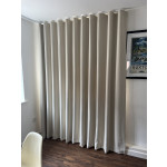 Contract Curtain White with Bend