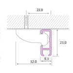 Ceiling Mouting and Track Sizes