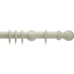 Honister 50mm Wood Curtain Pole Set French Grey