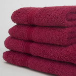 Burgundy Towels