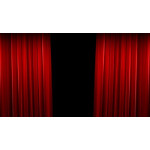Red Velvet Stage Curtains