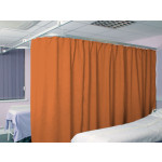 Washable Cubicle Curtains Orange