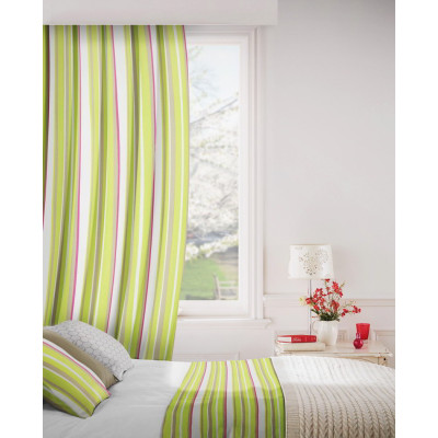 Fiesta 274 Lime Beige Fire Resistant Curtains