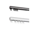 Contract Heavy Duty Curtain Track | Black or White | 60kg | CT | Wave Compatible