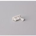 End Caps for Model 56 Hotel Curtain Track - 1 Pair