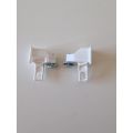 Contract Curtain Track - End Caps - 1 Pair