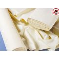 Flame Retardant Cotton Sateen Ivory Curtain Lining 137cm Wide