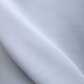 Plain White Voile Flame Retardant Curtain Fabric 297cm Wide
