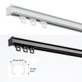 Slimline Discreet Curtain Track | Black or White | 20kg | CMT | Wave Compatible