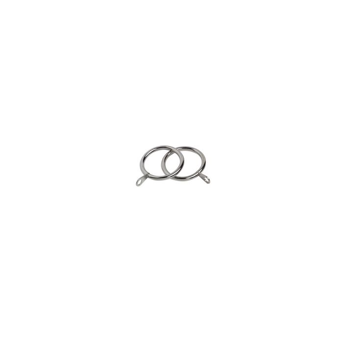 Chrome 28mm Curtain Pole Rings