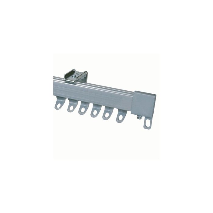 Fineline Heavy Duty Bend Your self curtain track metal Silver
