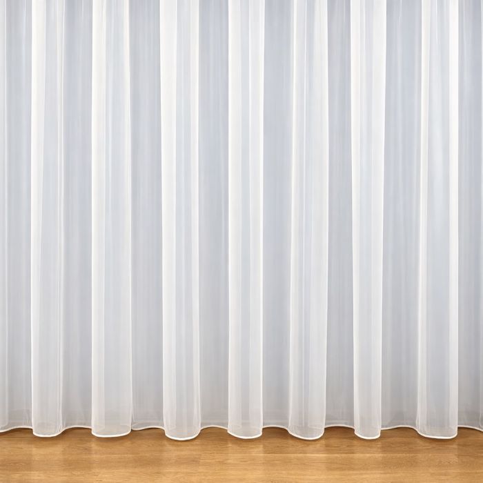 Plain White Made to Measure Voile Curtains