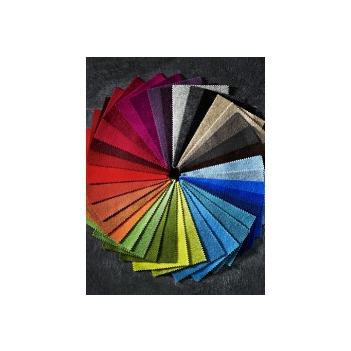 Coloured Wool Serge Flame Retardant Wheel