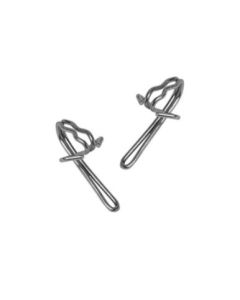 Curtain Hooks Pack Of 20 Metal for Pencil Pleat Tape