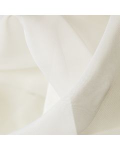 Plain Champagne Voile Flame Retardant Fabric 297cm - 300cm Wide