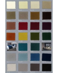 Pasco Acoustic Blackout Velvet Flame Retardant Curtain Fabric 140cm and 280cm Wide 26 colours