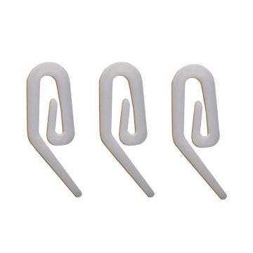 100pcs Plastic Curtain Hooks