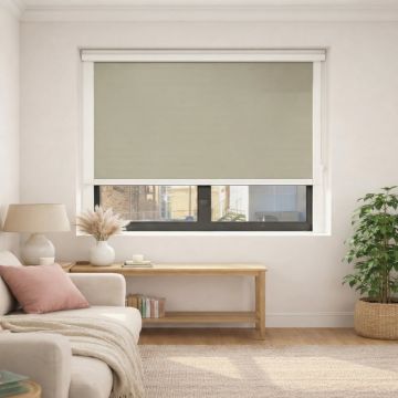 Fossil Light Grey Cassette Roller Blinds