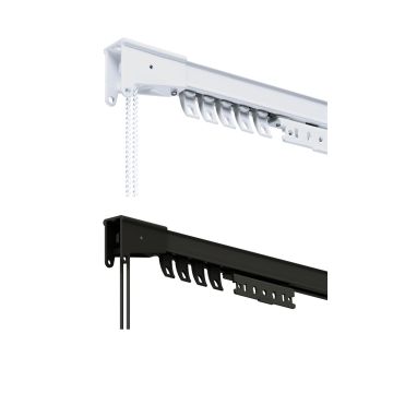 Contract Corded curtain Track Black or White