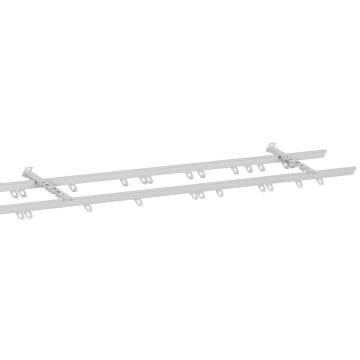 Fineline Double Curtain Tracks