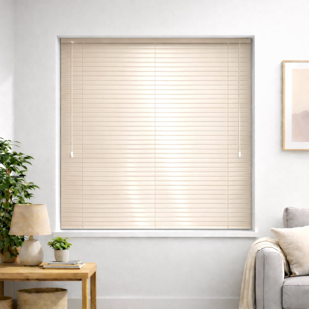 Wheat 25mm metal venetian blind
