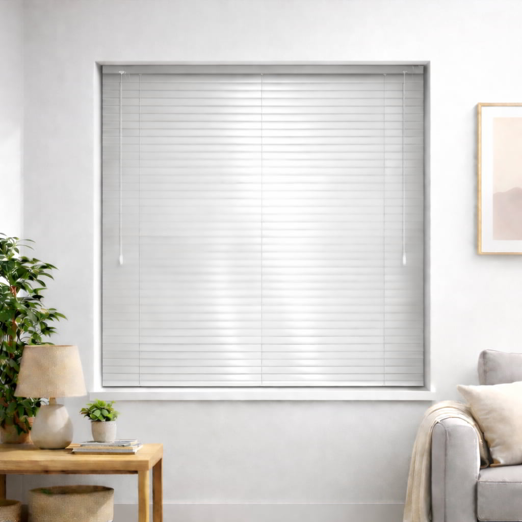 Light Grey 25mm metal venetian blind