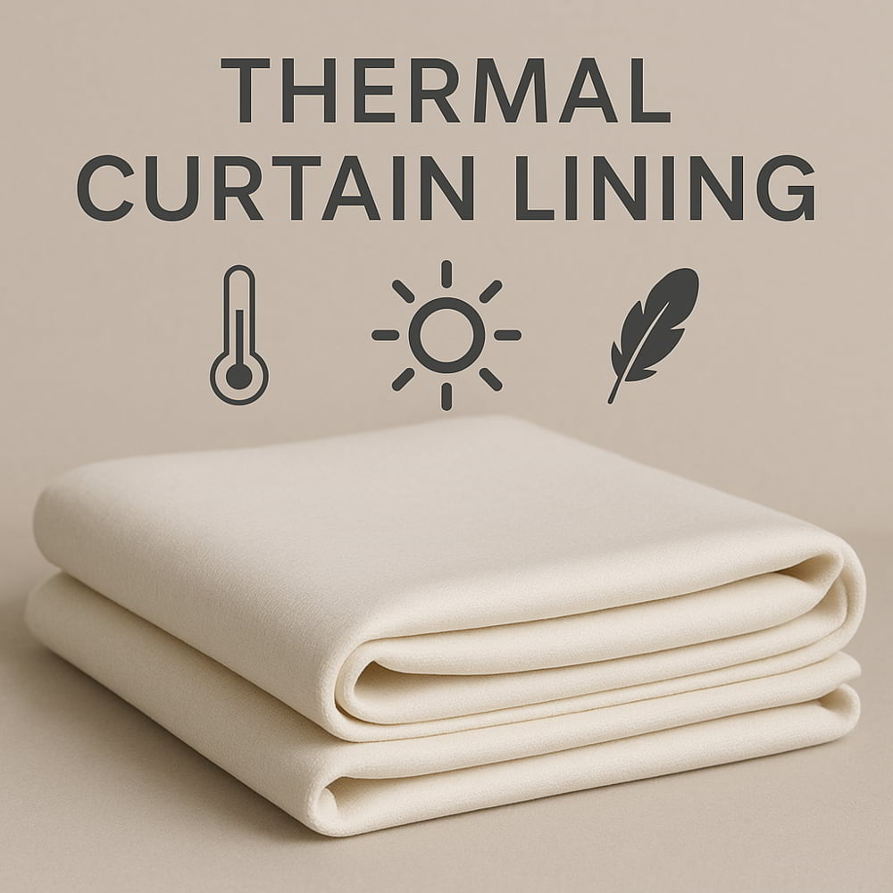 Extra wide blackout curtain lining fabric 274cm