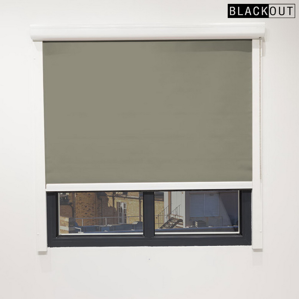 Cassette roller blind mockup in Grey