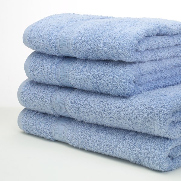 Blue towels