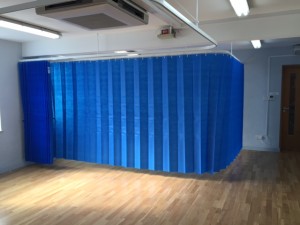 Physiotherapy Cubicle Tracks and Curtains
